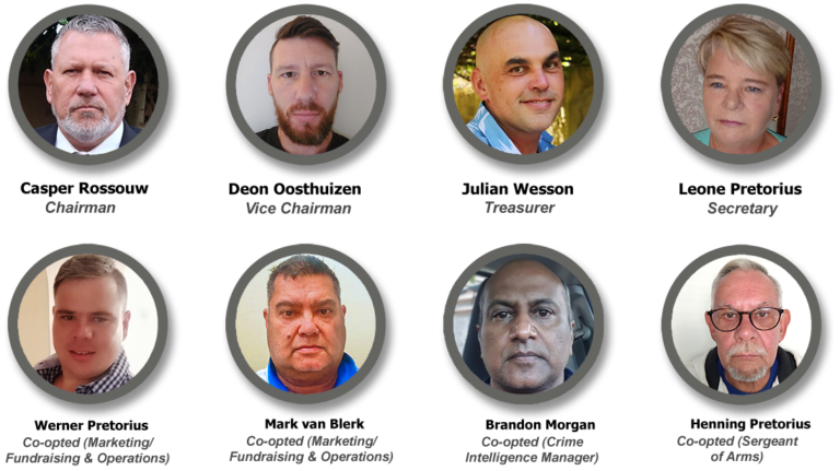 Monte Vista Neighbourhood Watch Team members